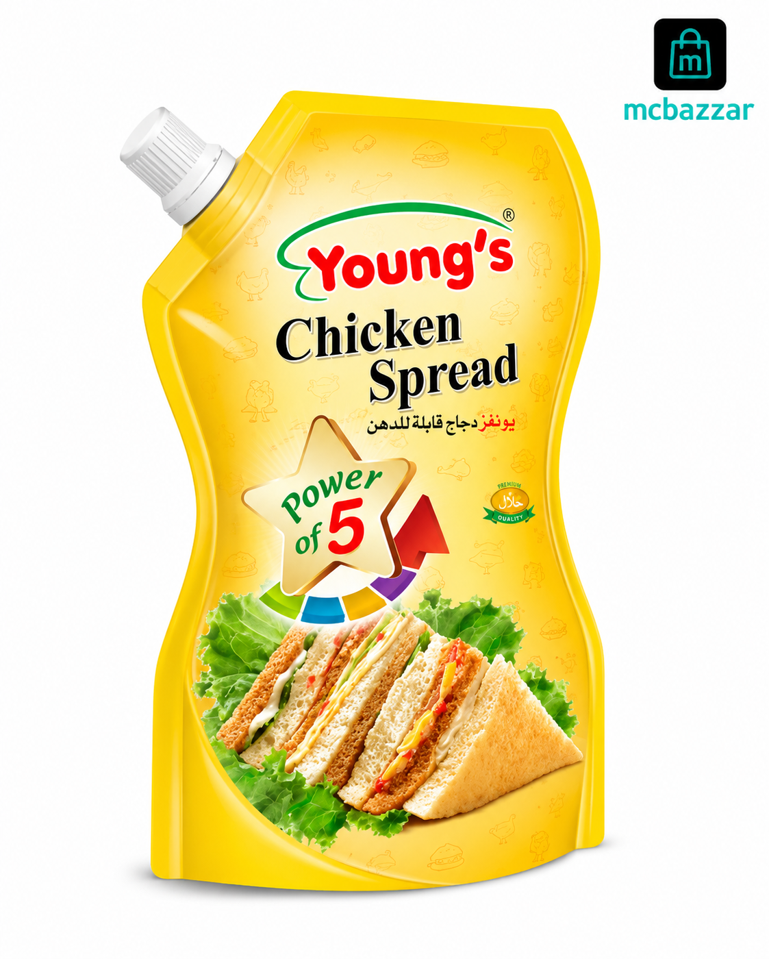 Youngs Chicken Spread 500ml Packing