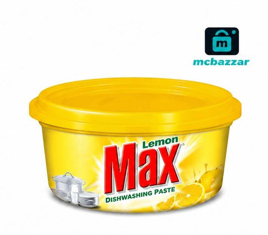 Lemon Max Dishwash Paste Jar 400gm - Yellow