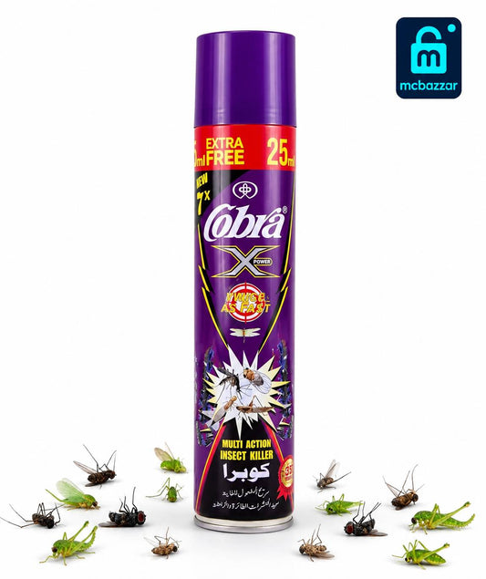 Cobra Xtreme Twice Fast Flying Insect Killer Spray 325ml