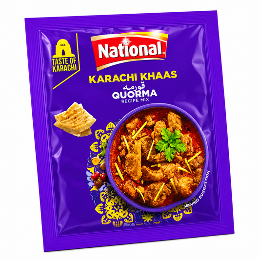 National Karachi Khaas Qorma Recipe Mix کراچی قورمہ ساشے