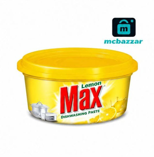 Lemon Max Dishwash Paste Jar 200gm - Yellow