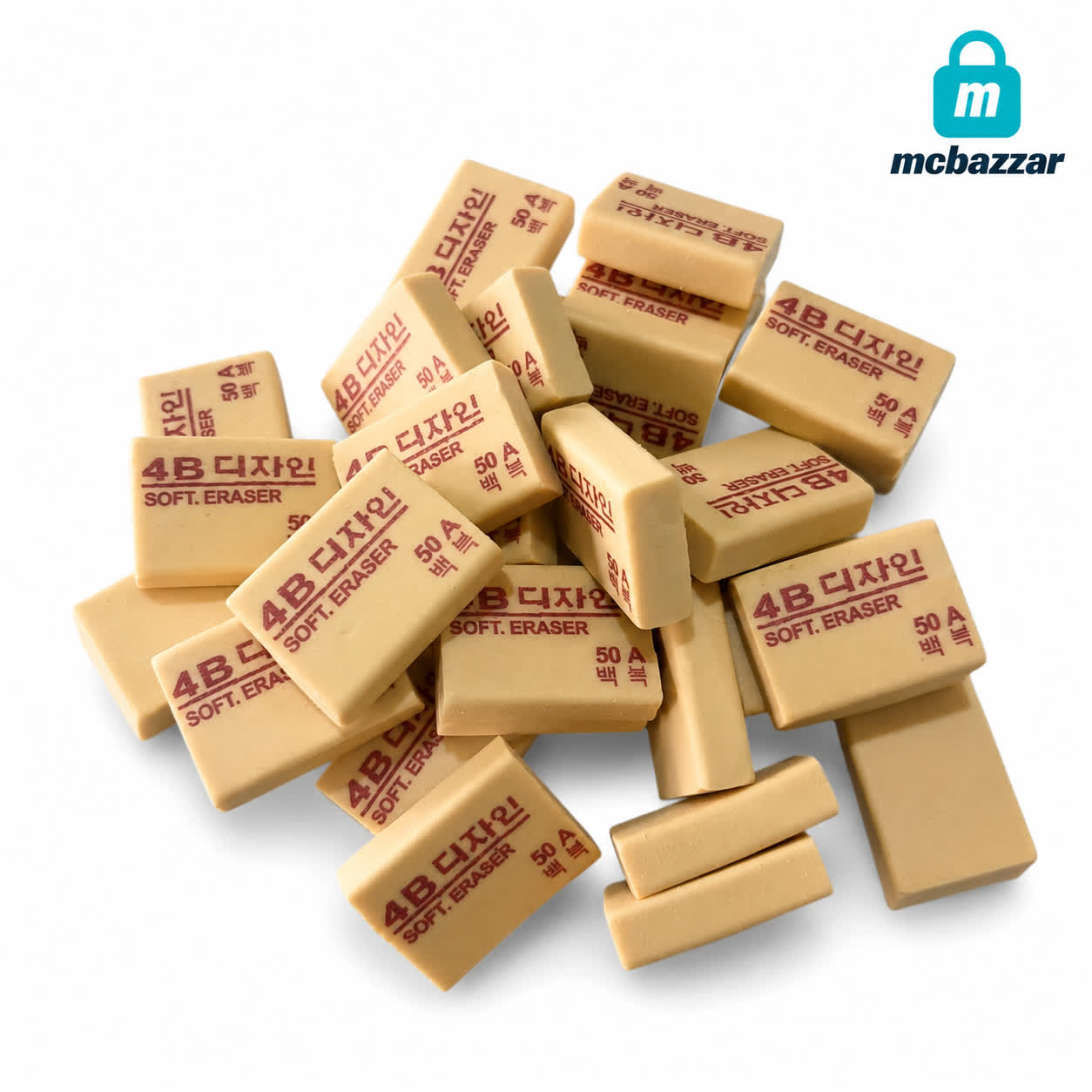 Eraser – 4B Soft Eraser Premimum Quality 12 PC's