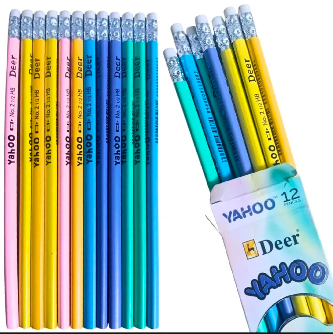Deer Yahoo HB Pencil Box (12 Pencils)
