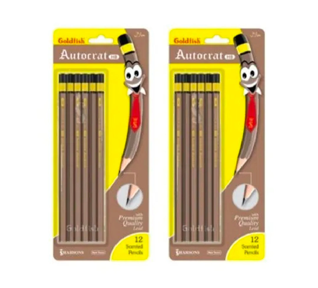 Goldfish HB Pencil Blister Pack (12 Pencils)