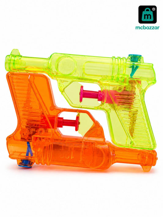 Transparent Water Gun Toy for Kids – Colorful Mini Water Pistol 2Pcs