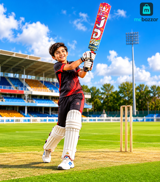 JD King Brand kids Wooden Cricket Bat 28 Inch Length, 4 Inch Width